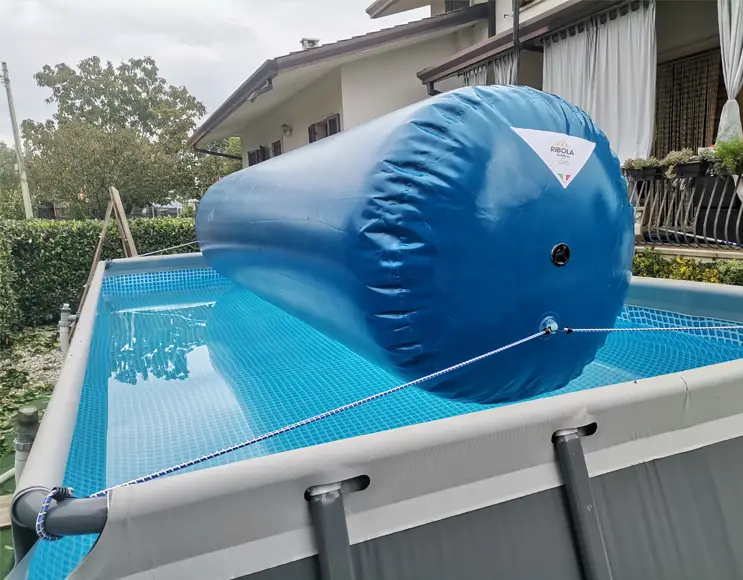 Cuscino gonfiabile per piscina anti ristagno mt 1